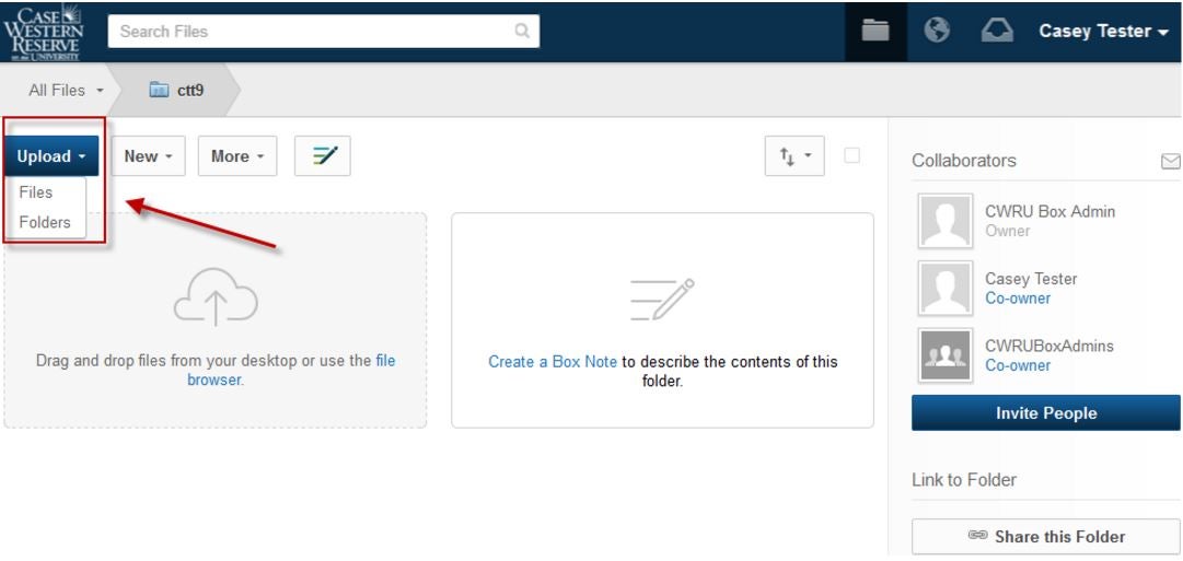 Article Box Adding Files or Folders